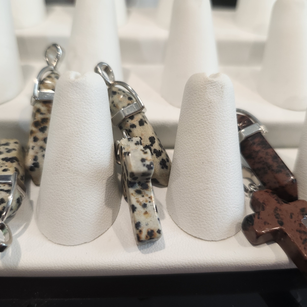 Dalmatian Jasper Pendant Necklace